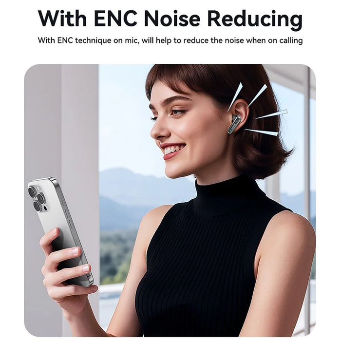 YESIDO TWS37 Wireless Bluetooth-compatible Earbuds ANC + ENC Noise Reduction Smart Touch Control Earphones - 6