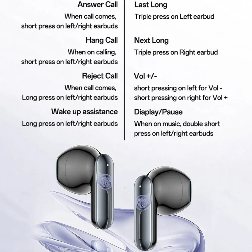 YESIDO TWS36 Wireless Bluetooth-compatible Earbuds Low Latency TWS Earbuds Semi In Ear Headphones - 7