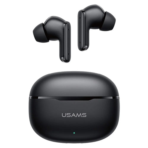 USAMS Echo E05 In-Ear Wireless Earphones Stable 13mm Dynamic Driver Headphones - Black - 1