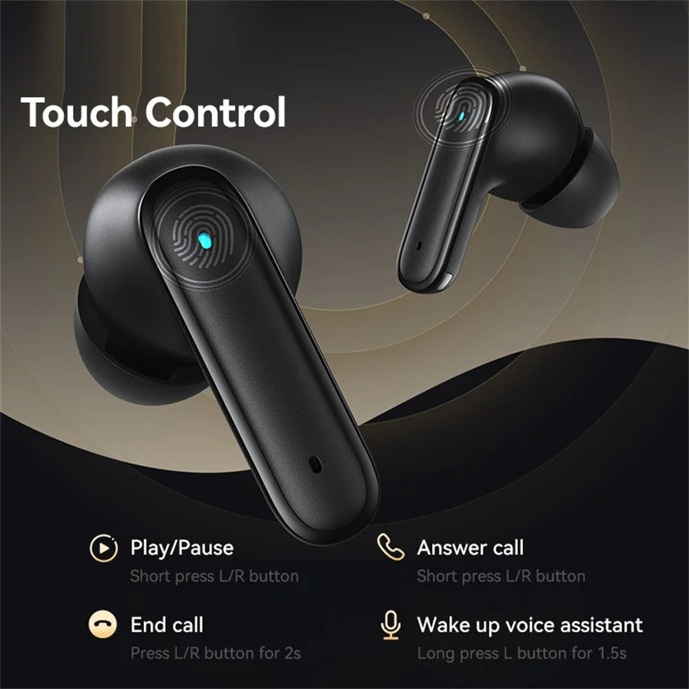USAMS Echo E05 In-Ear Wireless Earphones Stable 13mm Dynamic Driver Headphones - Black - 3