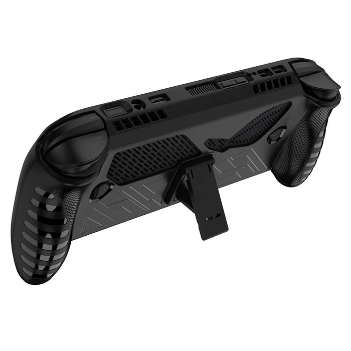 For Asus ROG Xbox Ally X (2025) / Ally (2025) Handheld TPU Case Game Console Protective Cover with Stand - Black - 2