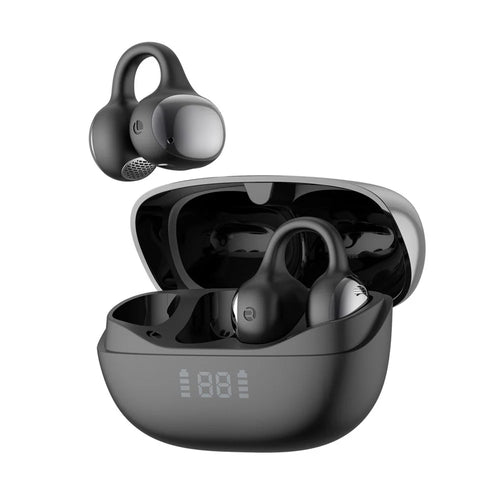 BUDI EP68B Wireless Open Ear Bluetooth-compatible Headphones ENC Noise Cancelling Clip Earbuds - 1