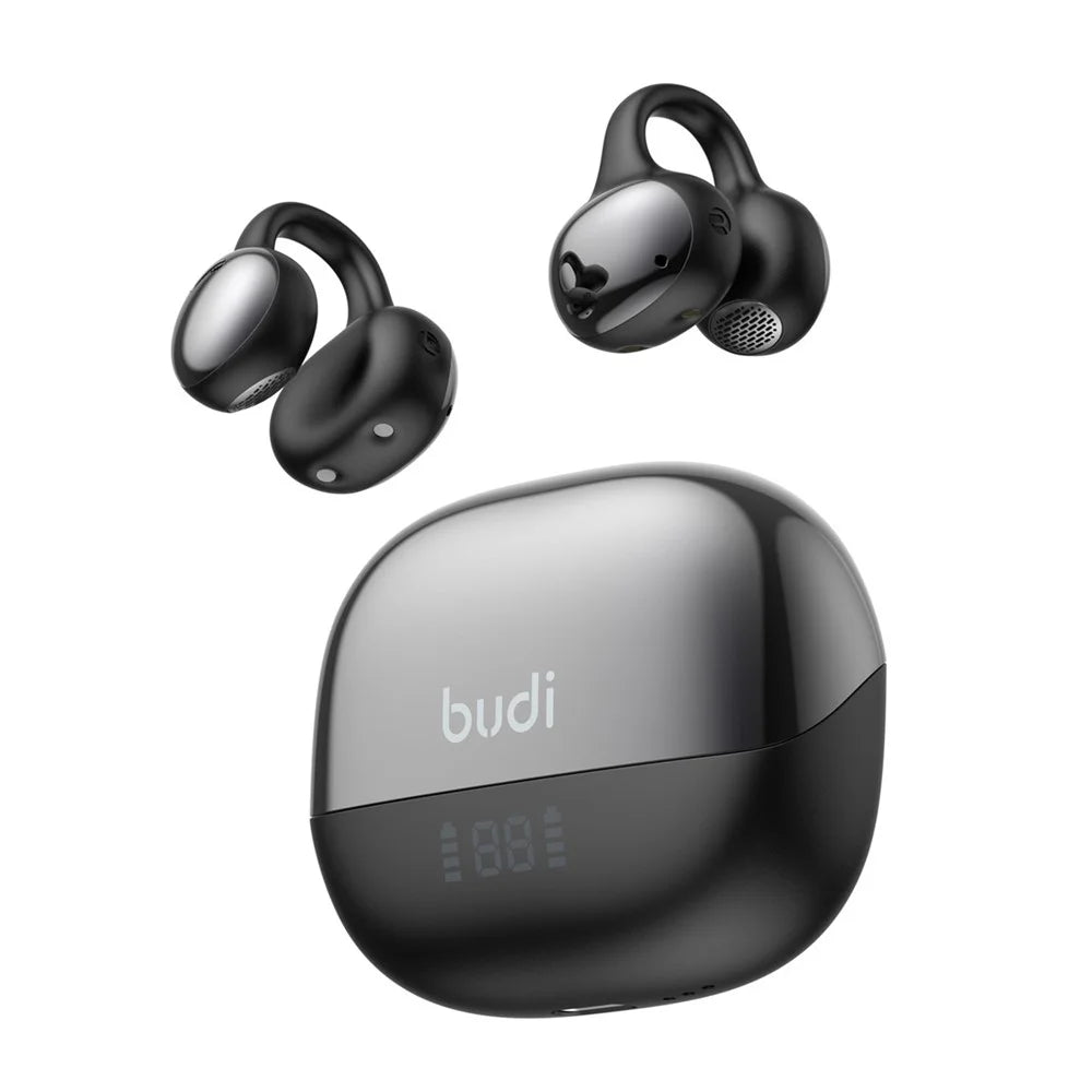 BUDI EP68B Wireless Open Ear Bluetooth-compatible Headphones ENC Noise Cancelling Clip Earbuds - 5