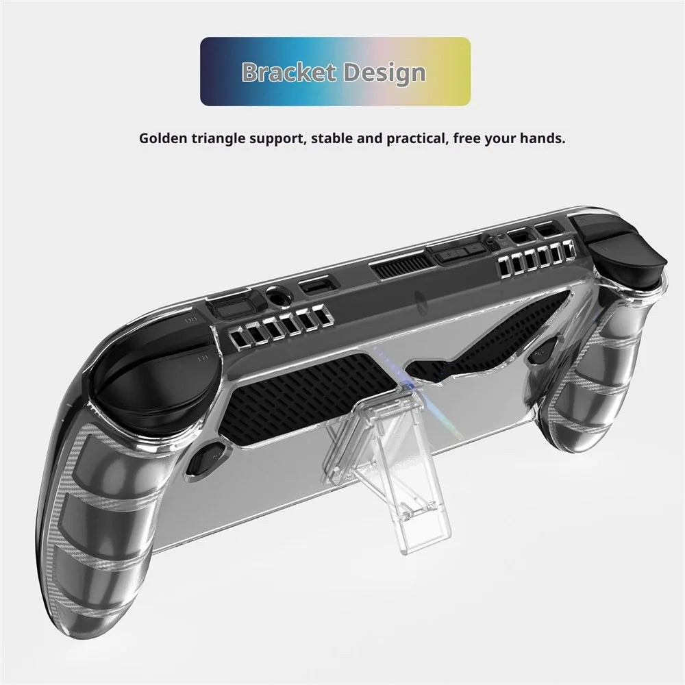 For Asus ROG Xbox Ally (2025) / Xbox Ally X (2025) Game Controller Clear Cover TPU Protective Case with Stand - 3