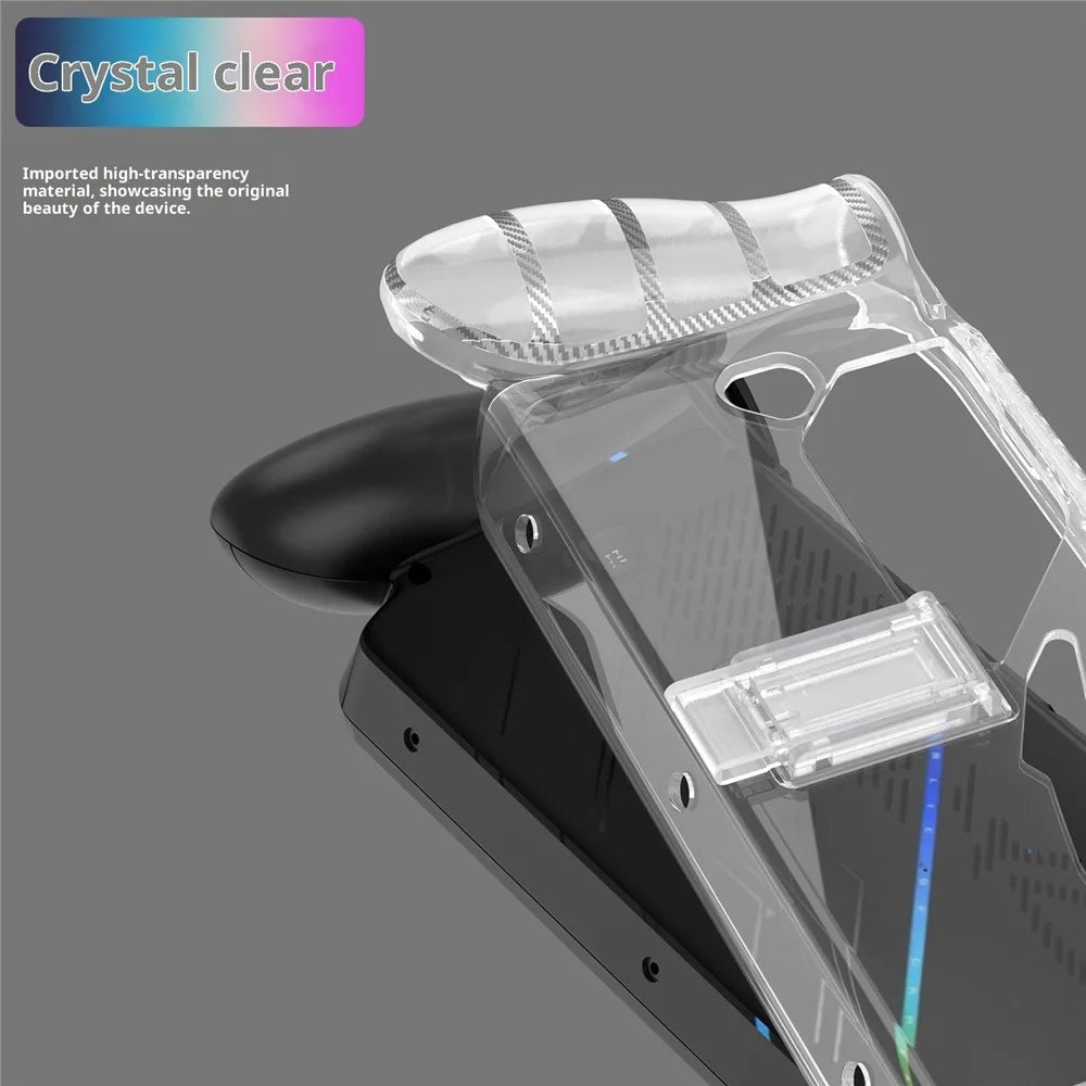 For Asus ROG Xbox Ally (2025) / Xbox Ally X (2025) Game Controller Clear Cover TPU Protective Case with Stand - 5