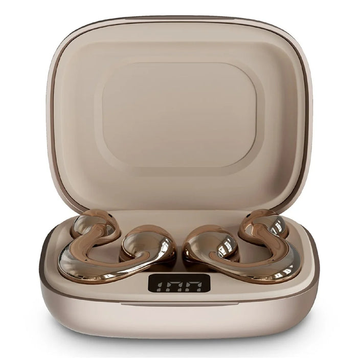 HILEO HI83 Open Ear Bluetooth-compatible 6.0 Earbuds 360 Degree Panoramic Sound Wireless Earphones - Gold - 2