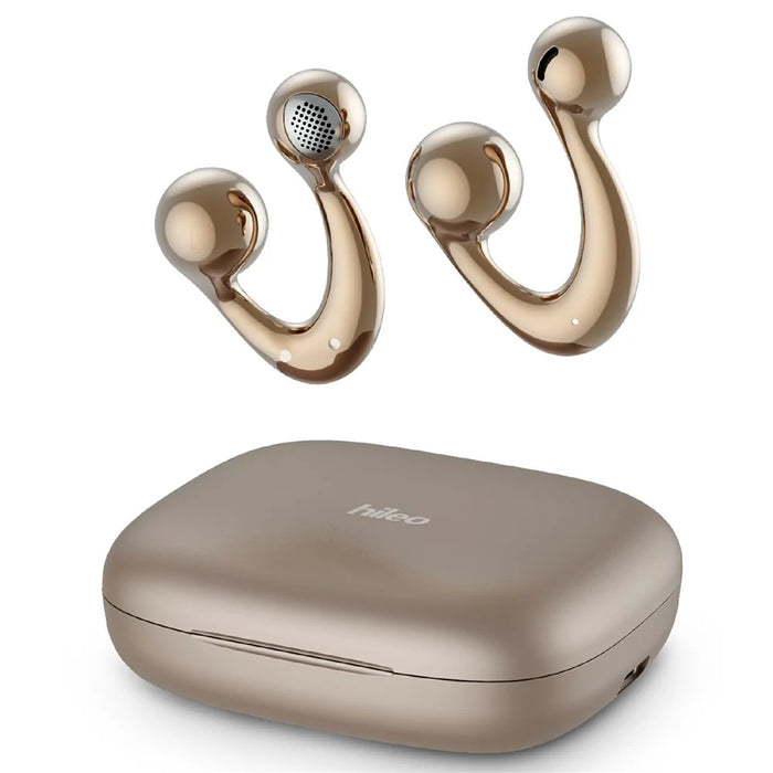 HILEO HI83 Open Ear Bluetooth-compatible 6.0 Earbuds 360 Degree Panoramic Sound Wireless Earphones - Gold - 3