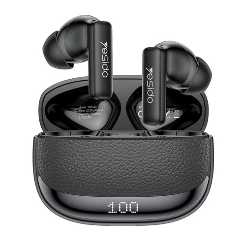 YESIDO TWS40 Bluetooth-Compatible Headphones ANC+ENC Noise Cancellation Wireless Earbuds NTC Temperature Control - 1