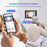 10.1 inch HD Touchscreen WiFi Digital Picture Frame Cloud Album Wireless Remote Photo  /  Video Transfer  Auto Rotate - Black  /  EU Plug - 4