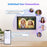 10.1 inch HD Touchscreen WiFi Digital Picture Frame Cloud Album Wireless Remote Photo  /  Video Transfer  Auto Rotate - Black  /  EU Plug - 5