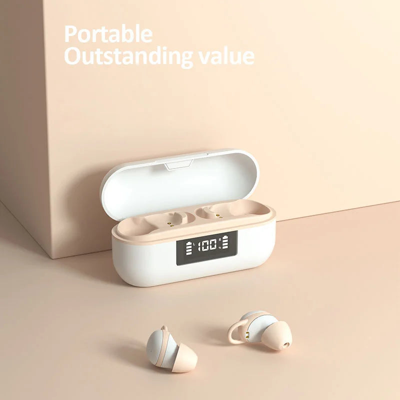 X999 Bluetooth-compatible Earbuds In-Ear Wireless Headphones Noise Cancelling Mini Sports Earphones - White - 5