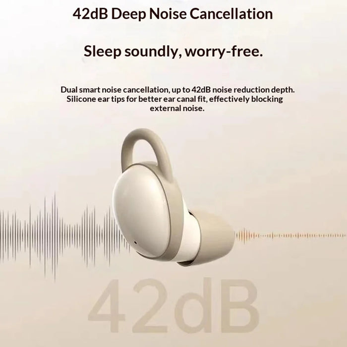 PRO-X999 Mini Bluetooth-compatible Wireless Earbuds Noise Cancelling Sleep Headphones - White - 3