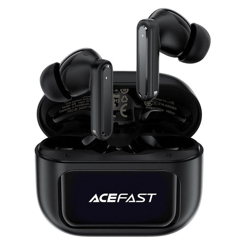 ACEFAST W6 TWS Earbuds ANC + ENC Noise Cancelling Earphones with Smart Screen Display - 1