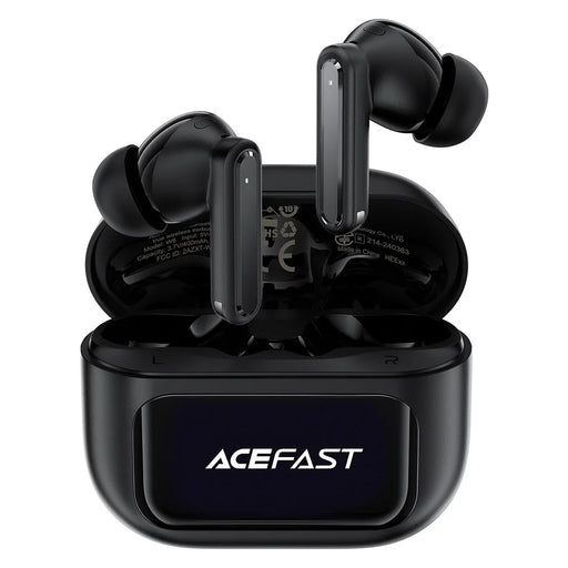 ACEFAST W6 TWS Earbuds ANC + ENC Noise Cancelling Earphones with Smart Screen Display - 1