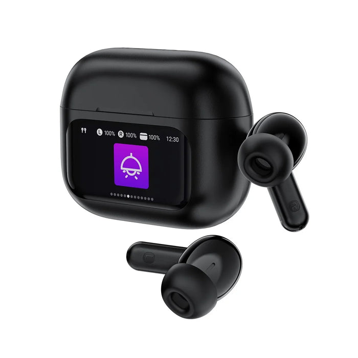 ACEFAST W6 TWS Earbuds ANC + ENC Noise Cancelling Earphones with Smart Screen Display - 3