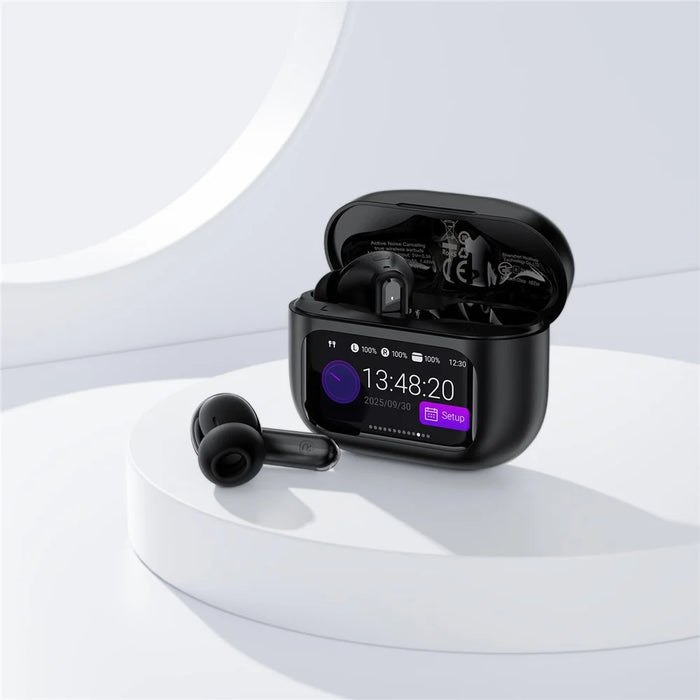 ACEFAST W6 TWS Earbuds ANC + ENC Noise Cancelling Earphones with Smart Screen Display - 6