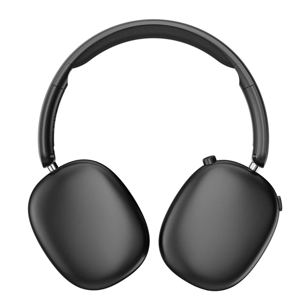 T9 Over-Ear Bluetooth-Compatible Headphones Lightweight Wireless Headphones with Hi-Fi Sound for Office Travel Gaming - Black - 3