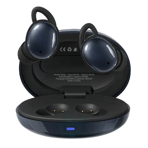 CCA Sleep Smart ANC Noise Cancelling Earbuds 6mm Dynamic Driver In-Ear Bluetooth-Compatible 5.4 Stereo Sleep Earphones - Midnight Blue - 1
