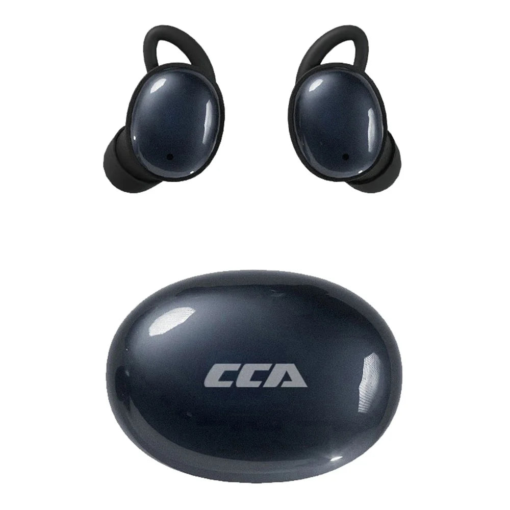 CCA Sleep Smart ANC Noise Cancelling Earbuds 6mm Dynamic Driver In-Ear Bluetooth-Compatible 5.4 Stereo Sleep Earphones - Midnight Blue - 2