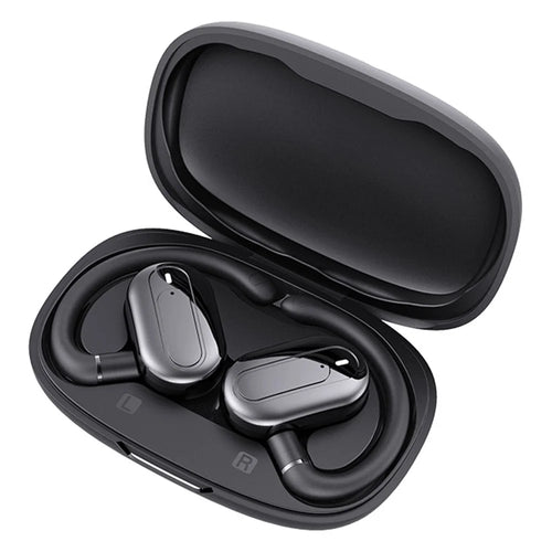 T29 Over-Ear Bluetooth-Compatible Earphones with Noise Reduction Real-Time Transcription AI Multilingual Translation Earbuds - Black - 1