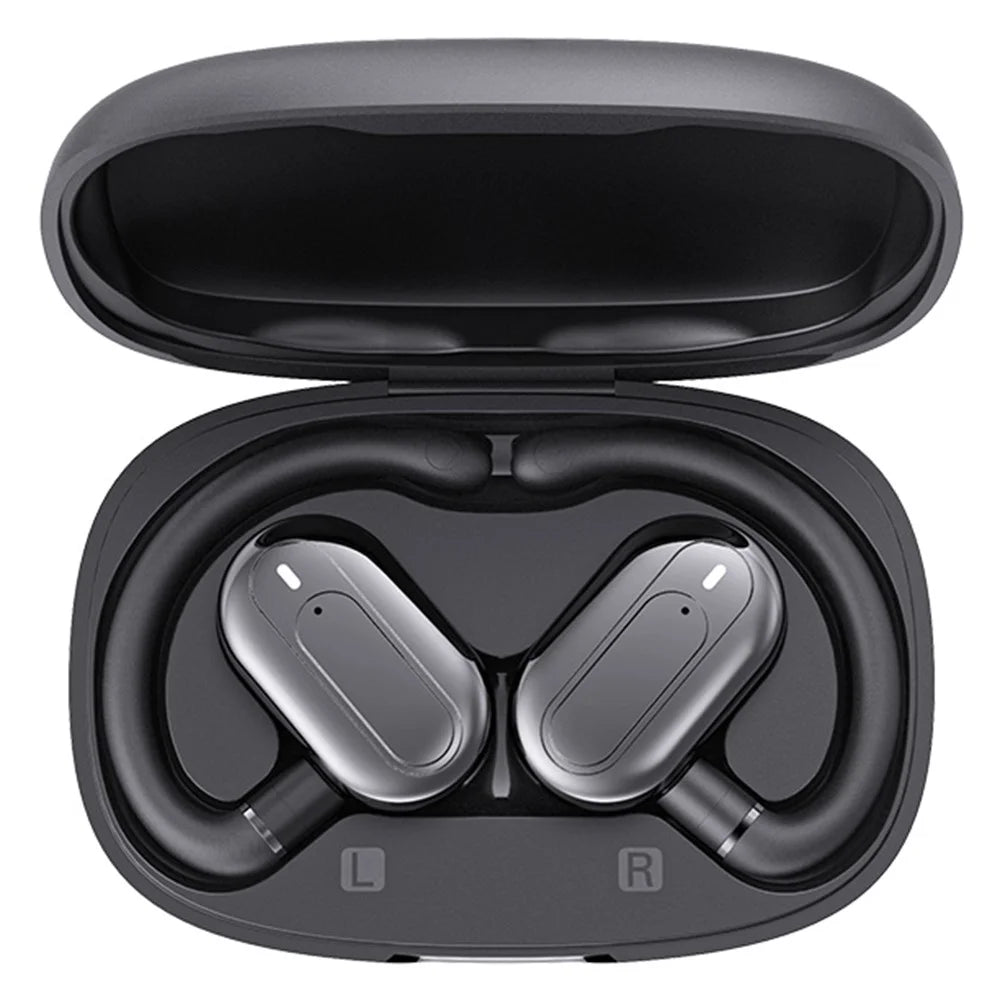 T29 Over-Ear Bluetooth-Compatible Earphones with Noise Reduction Real-Time Transcription AI Multilingual Translation Earbuds - Black - 2