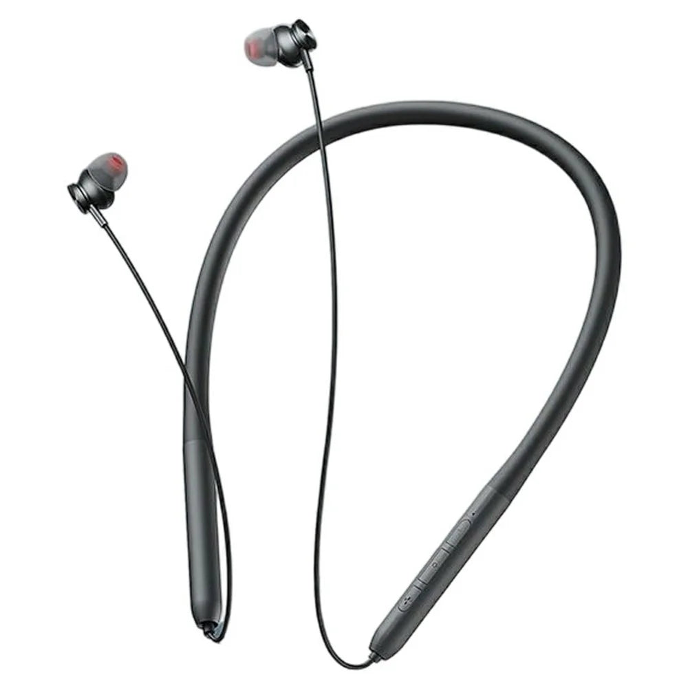 AIGO WJ02 Neckband In-Ear True Wireless Earbuds Bluetooth-Compatible Earphones with Magnetic Anti-Tangle - Black - 1
