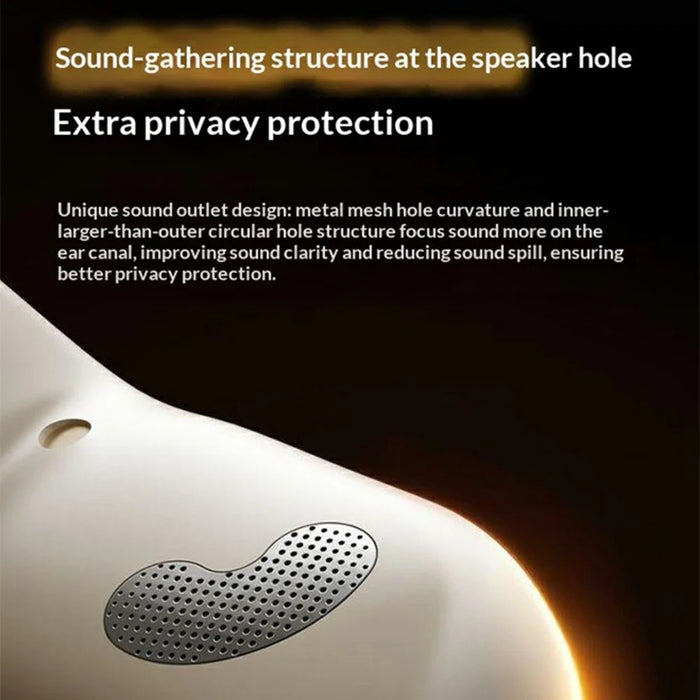 AIGO SJ298 Over-Ear Hook True Wireless Bluetooth-Compatible Earphones Smart Touch Earbuds with Charging Case - Beige - 4