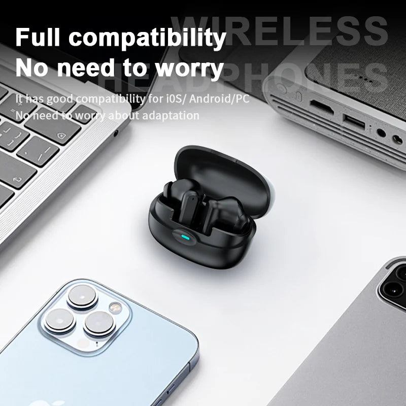 LX-15 HiFi Sound Bluetooth-compatible Earbuds Mini True Wireless Sports In-Ear Earbuds - Black - 4