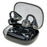 LX-21 Wireless Bluetooth-compatible Earbuds Panoramic Spatial Audio Clip-On Stereo Earbuds - Black - 1
