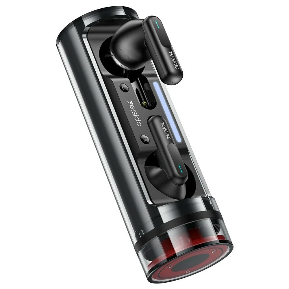 YESIDO TWS39 Wireless Earbuds Bluetooth-compatible 5.3 Semi In-Ear TWS Earbuds with Dual ENC Noise Cancellation Mic - 1