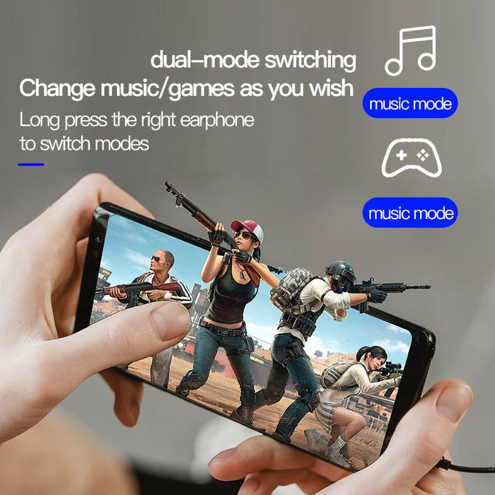 X3 Ear Hook Gaming Bluetooth-compatible Earbuds Smart Noise Reduction Sports Wireless Music Earbuds - Black - 5