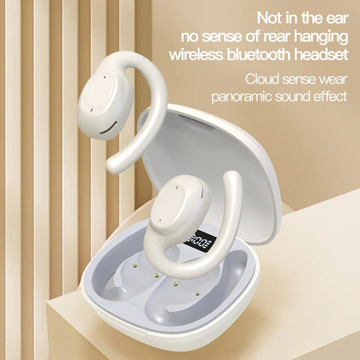 X3 Ear Hook Gaming Bluetooth-compatible Earbuds Smart Noise Reduction Sports Wireless Music Earbuds - Black - 7