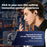LX-21 Pro Open Ear Clip-on Wireless Earbuds Stereo Sound Bluetooth-compatible Earbuds with LED Display Charging Case - Black - 6