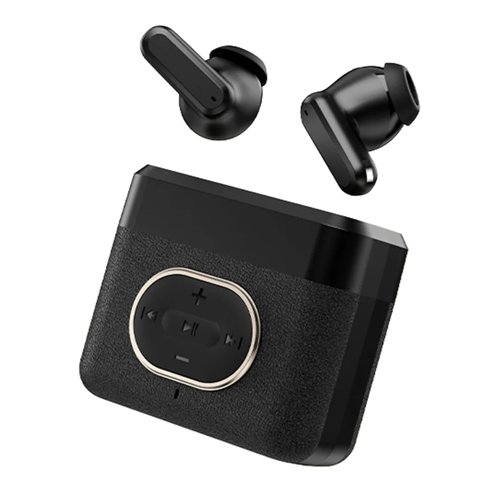 LX-13 Bluetooth-compatible 5.4 Earbuds True Wireless ENC Noise Cancelling Earbuds IPX4 Waterproof - Black - 1