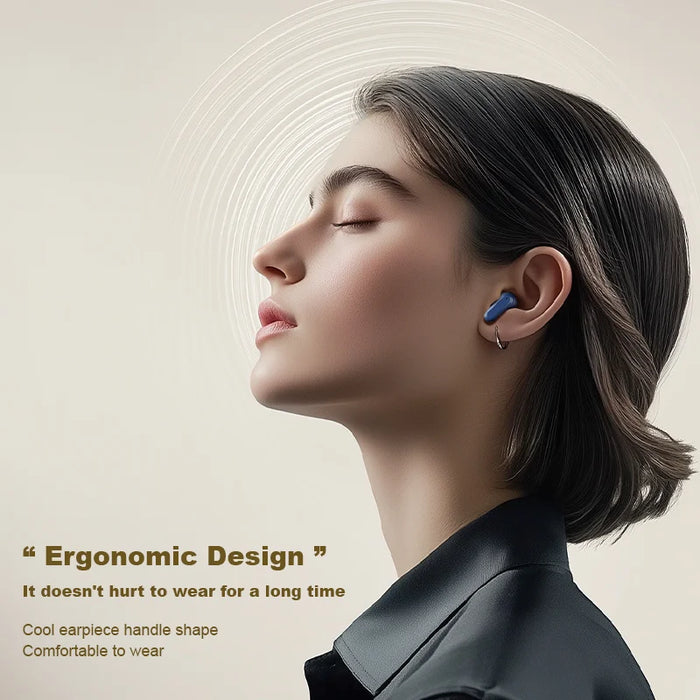LX-13 Bluetooth-compatible 5.4 Earbuds True Wireless ENC Noise Cancelling Earbuds IPX4 Waterproof - Black - 6