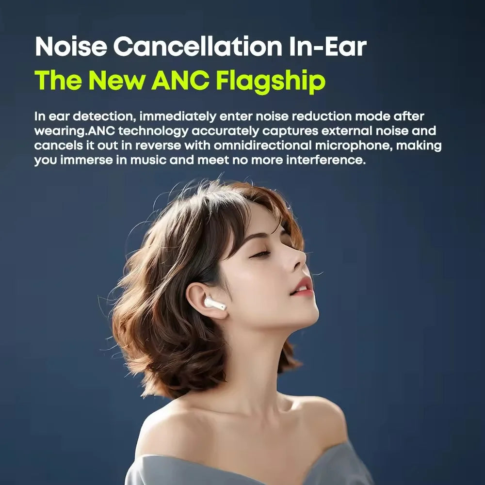 LANGSDOM TA16 TWS Earbuds BT5.4 Stereo In-Ear Earphones with Active Noise Cancelling - 4