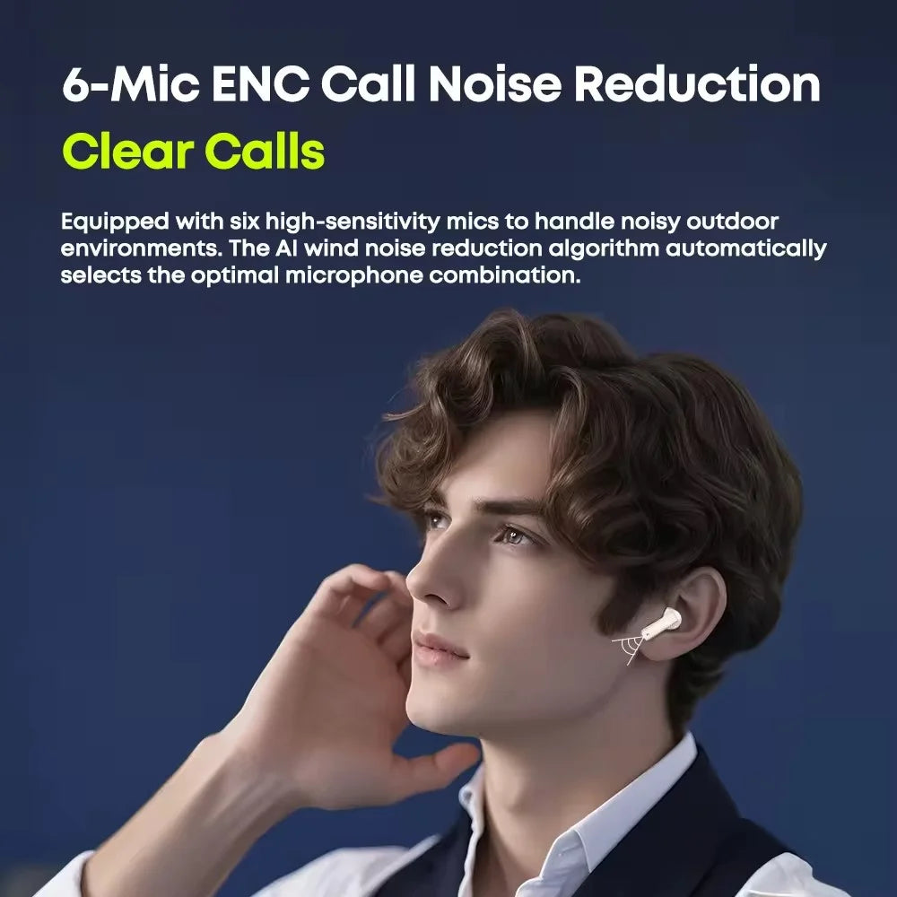 LANGSDOM TA16 TWS Earbuds BT5.4 Stereo In-Ear Earphones with Active Noise Cancelling - 5