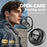 M114 Open Ear Bluetooth-compatible Earbuds Noise Reduction Hook Style OWS Wireless Earbuds - Black - 3