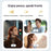 LX-50 156+ Language Real Time Translation Bluetooth-compatible Earbuds ANC + ENC Noise Cancelling Earbuds - Black - 5