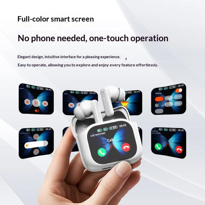 LX-50 156+ Language Real Time Translation Bluetooth-compatible Earbuds ANC + ENC Noise Cancelling Earbuds - Black - 7
