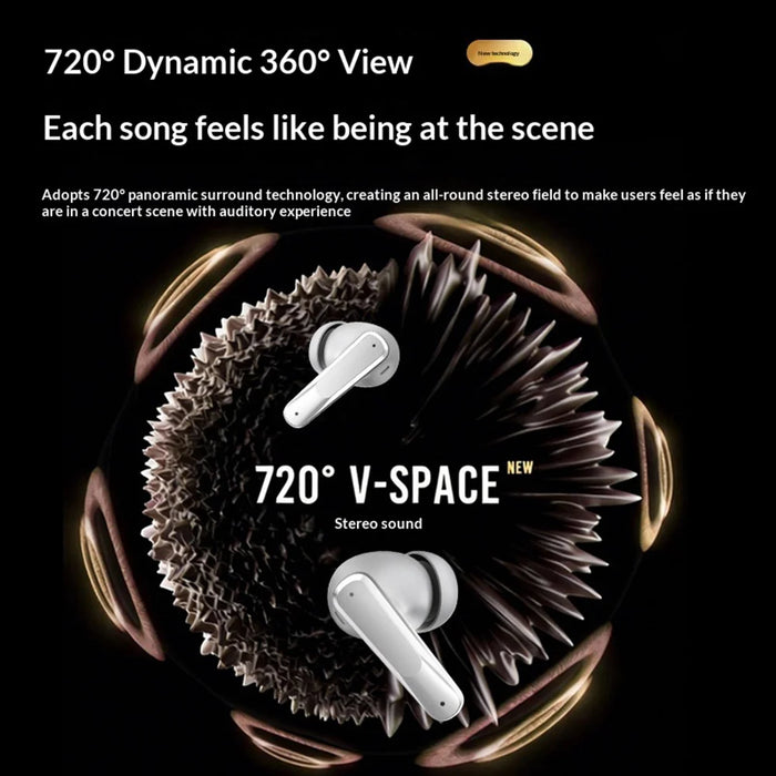 A89 Wireless Earbuds In-Ear Noise Cancelling High Sound Quality Earphones - Black - 5
