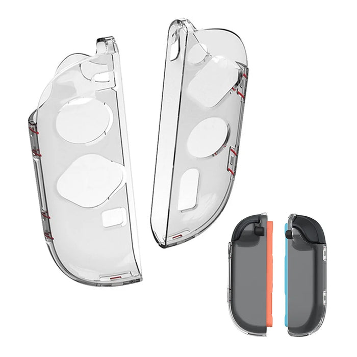 DOBE FOMIS ELECTRONICS TNS-51118 1 Pair For Nintendo Switch 2 Left and Right Joy-Con Crystal Clear Protective Case Hard PC Shell - 1