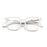 F66 AI Translation Bluetooth-compatible Glasses Touch Control Smart Eyewear for Music and Calls - White Frame / Anti Blue Light Lens - 7
