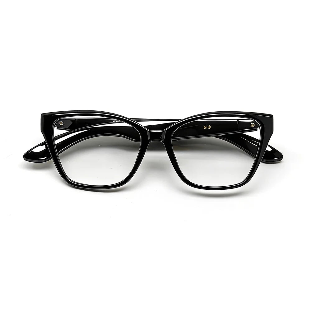 F67 AI Smart Audio Glasses Hands Free Calling Bluetooth-compatible Earphones Intelligent Translation Eyewear - Black Frame / Anti Blue Light Lens - 7