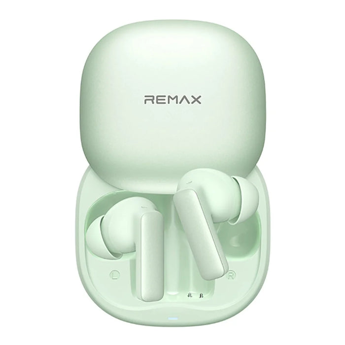 REMAX TWS-18 True Wireless Stereo Earbuds ANC ENC Noise Cancelling Music Call Earphones - Green - 1