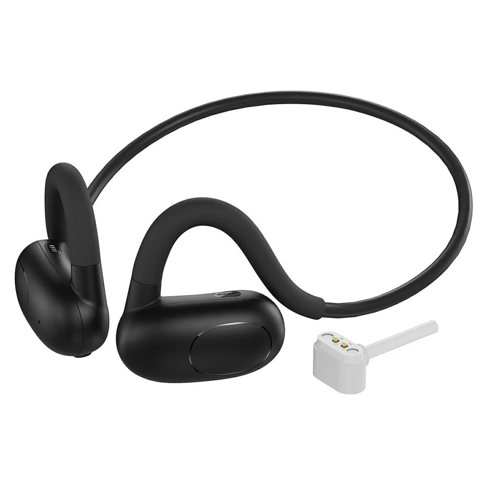 F25A Open Ear Air Conduction BT Earphones IPX7 Waterproof Wireless Sports Headphones - Black - 1