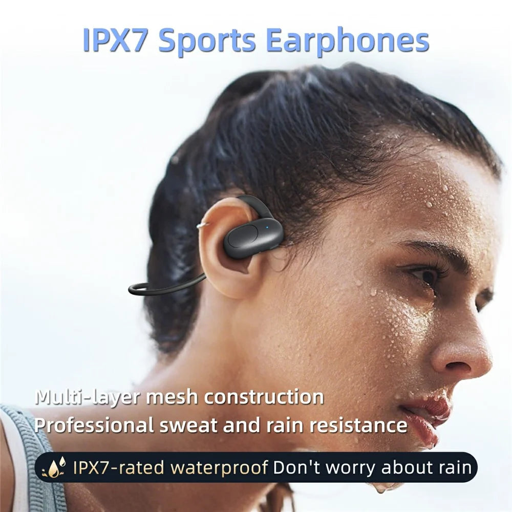 F25A Open Ear Air Conduction BT Earphones IPX7 Waterproof Wireless Sports Headphones - Black - 3