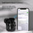 DX16 2 Pairs Bluetooth-compatible Earbuds Stereo Surround Sound TWS Wireless Earbuds with Digital Display Charging Case - White - 4
