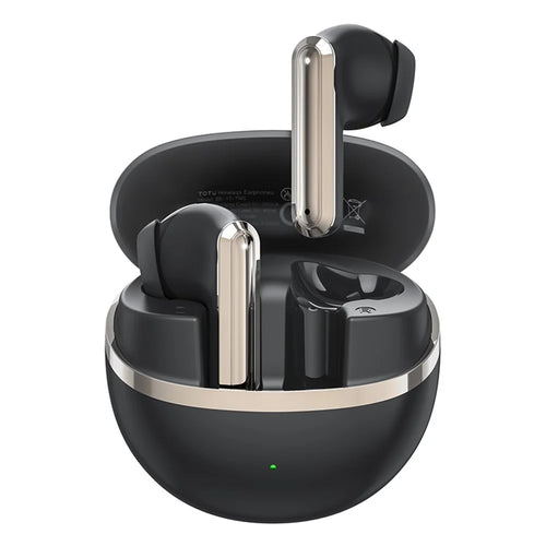 TOTU BE-15-TWS Bluetooth-Compatible TWS Earphones HiFi Sound IPX7 Waterproof Earbuds - Black - 1