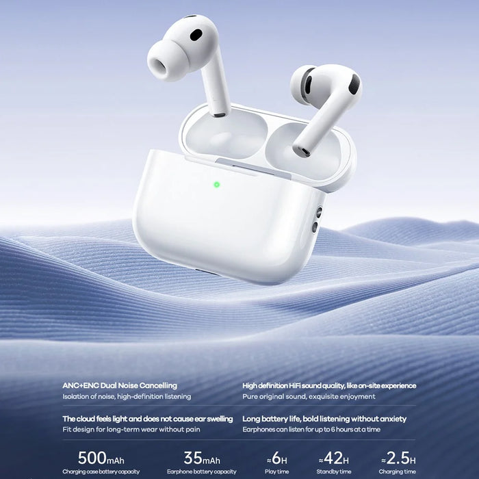 REMAX PD-BT710 ANC+ENC True Wireless Stereo Earphones Bluetooth-Compatible TWS Earphones with Microphone - White - 2